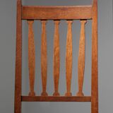 4 Art Deco Oak chairs