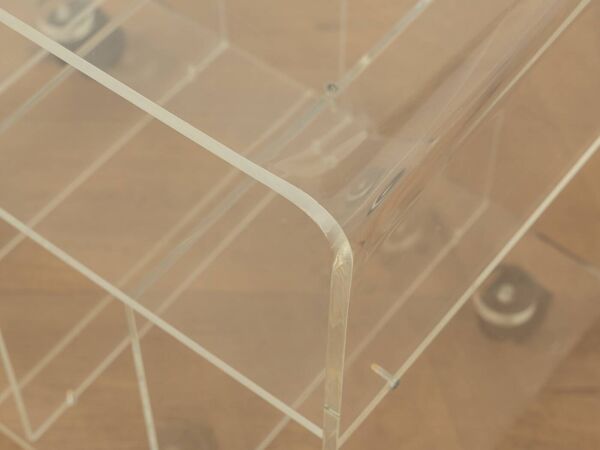 Meuble HiFi en acrylique, années 1960