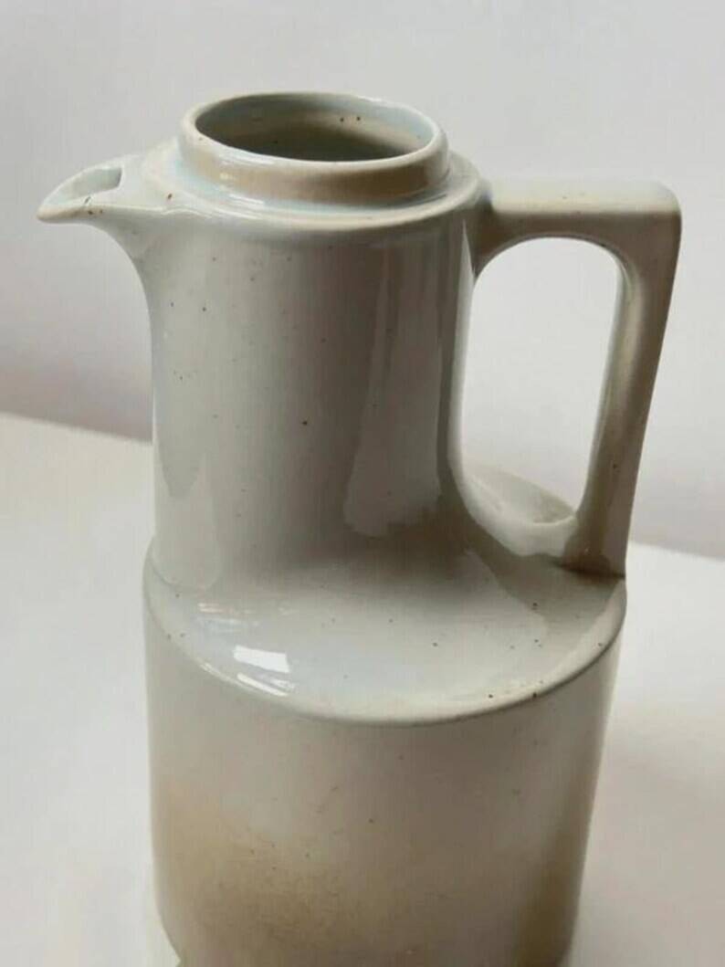 Vintage stoneware coffee pot / jug from Brenne – Grand Feu model, 1970s