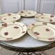 Lot de 5 assiettes à dessert Moulin des Loups Hamage années 20-30