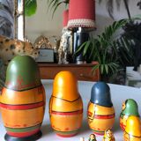 Set of 8 vintage matryoshkas