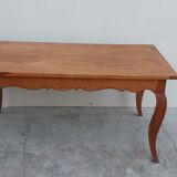 Table de ferme style Louis XV en merisier