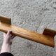 Vintage pine wall shelf