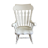 Vintage white rocking-chair