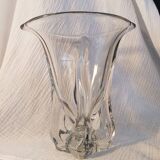 Vase en verre épais