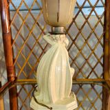 Lampe Céramique Art Déco 1930 Signé Fontinelle