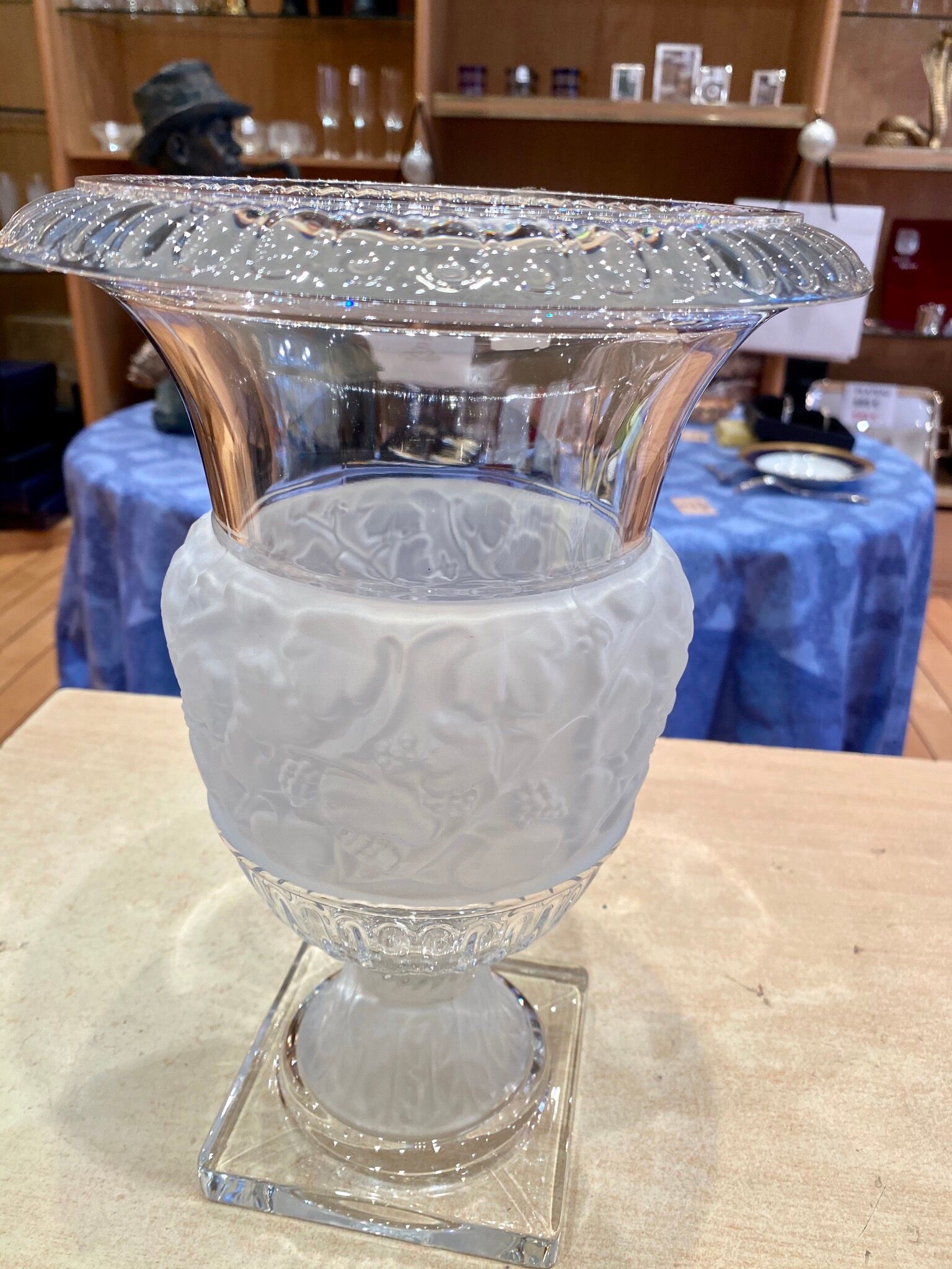 Vase Médicis en cristal