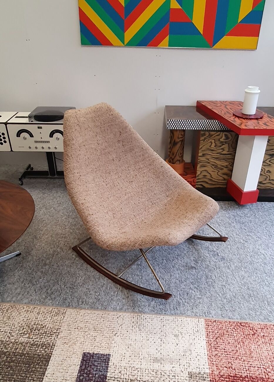 Rocking- chair Geoffrey Harcourt pour  Artifort 1960