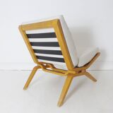 Pair Of Vintage Model S725 Beech Lounge Chairs By Dorothy & Paul Goble For Stag