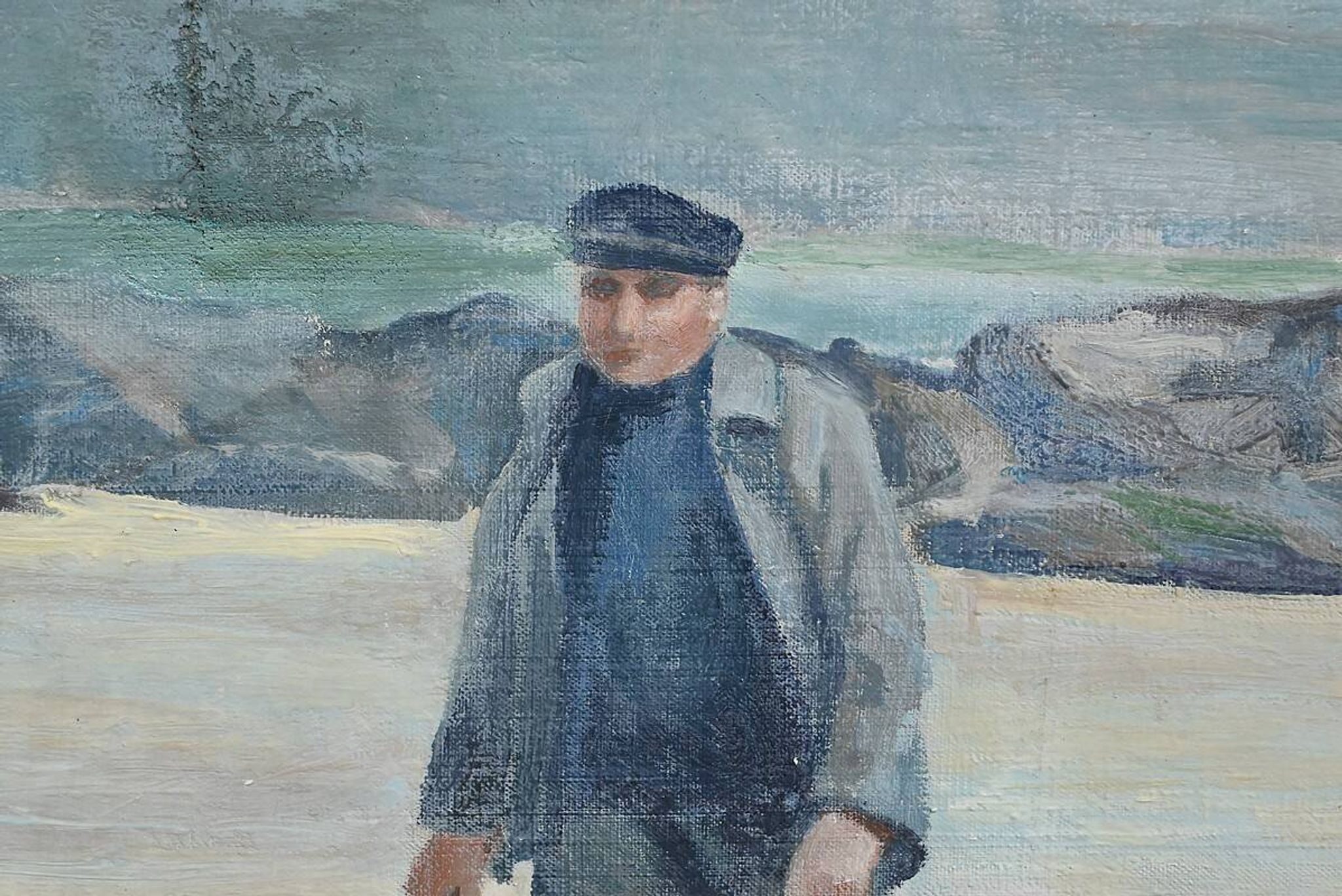 Grand Tableau « Les Goémoniers », de A. Le Guen – 1969