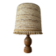 Turned wood lamp from the 60s