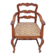 Fauteuil ancien louis philippe assise corde vintage