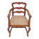 Fauteuil ancien louis philippe assise corde vintage