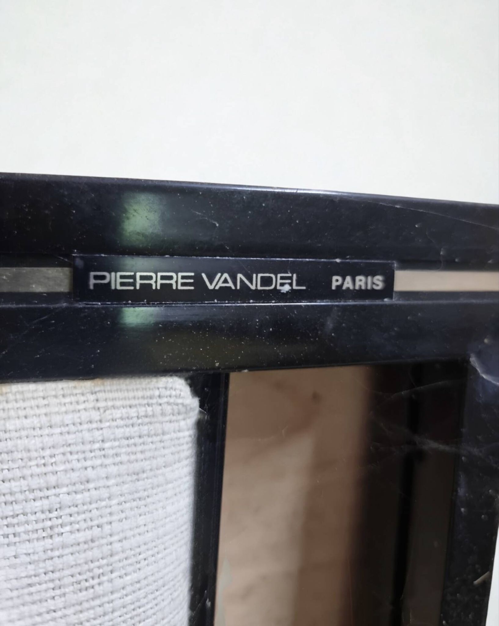 Ensemble Table et 4 chaises Pierre Vandel Paris — plateau verre