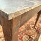 Louis XVI Style Console Table – Carved Oak & Marble Top