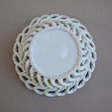 Woven ceramic basket