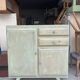 Compass leg sideboard
