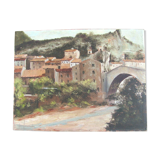 Painting Pont de Nyons - Drôme