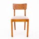 Ensemble de six chaises Art Déco, Pologne, années 1940.