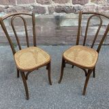 Paire de chaises viennoise bistrot café