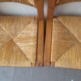 Series of 4 elm chairs and mulched back house revival
