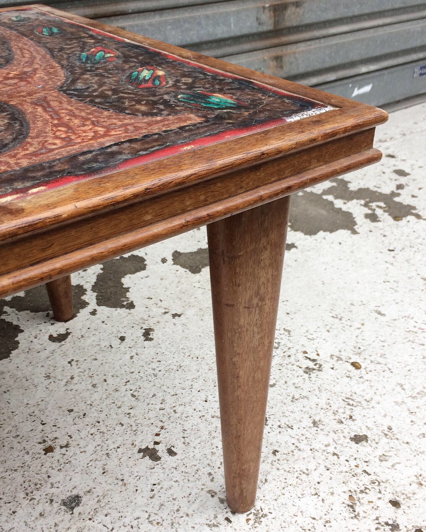 Ceramic coffee table 1970