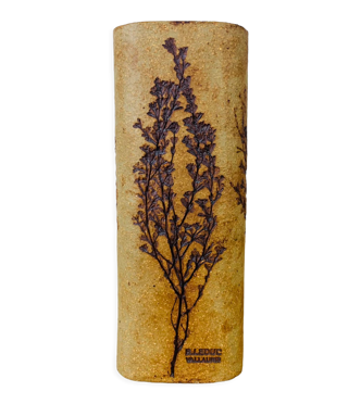 Vase herbier Raymonde Leduc à Vallauris