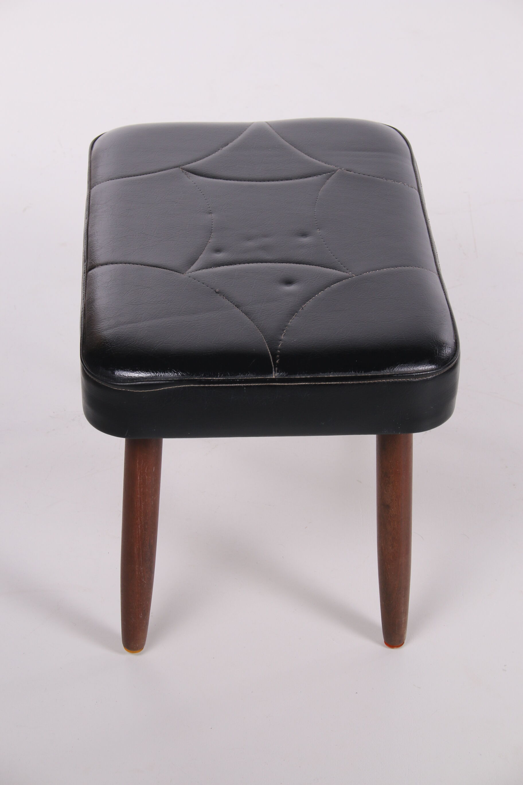 Danish vintage pouf or stool from the 1960s