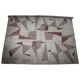 Tapis / Tapisserie géométrique abstrait unique en très grand format, années 1950