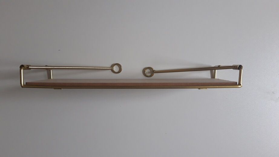 Brass shelf