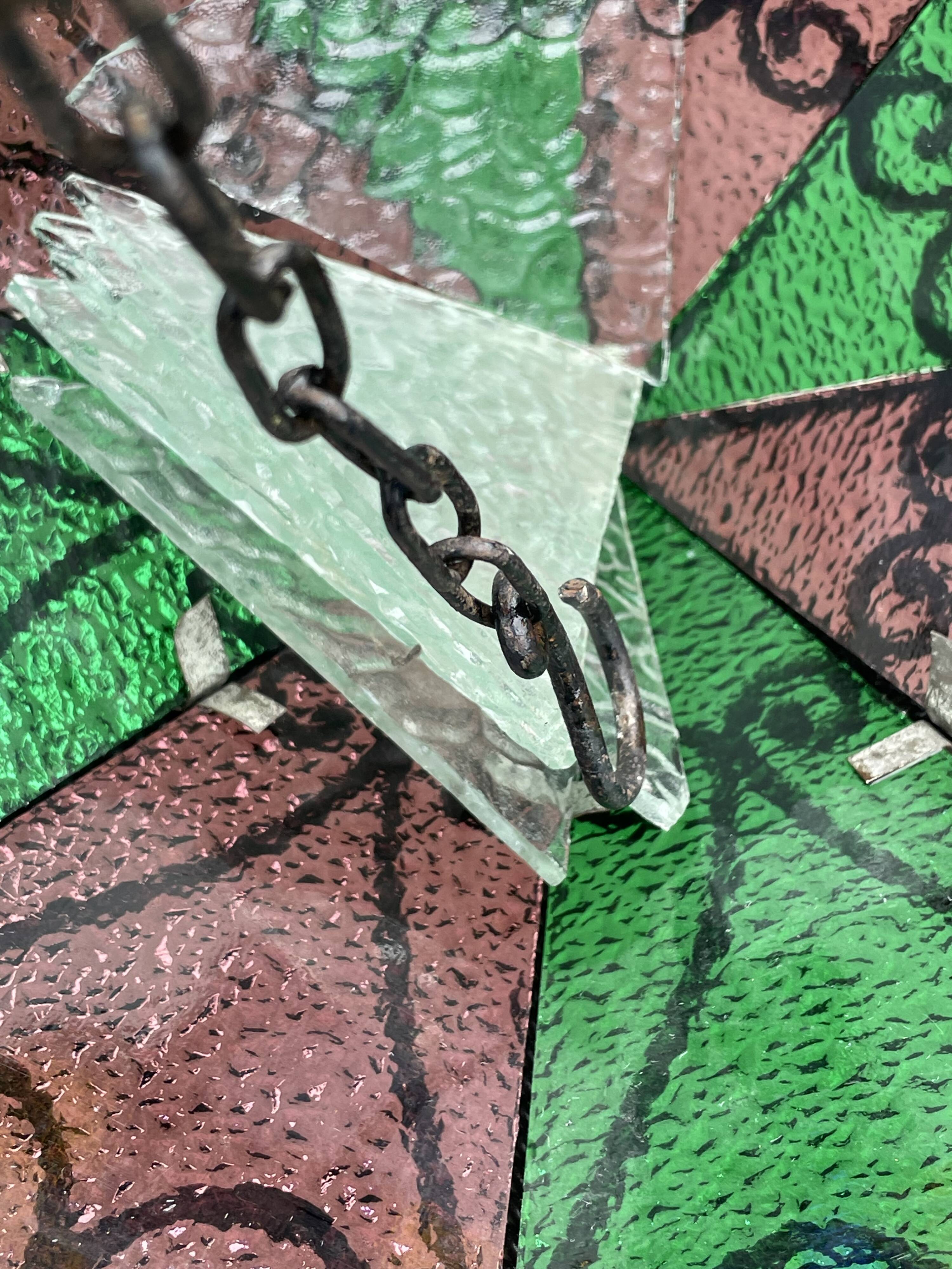 Oriental star chandelier from the 70s