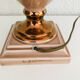 Lampe en céramique rose et cuivre signée Louis Drimmer, circa 80