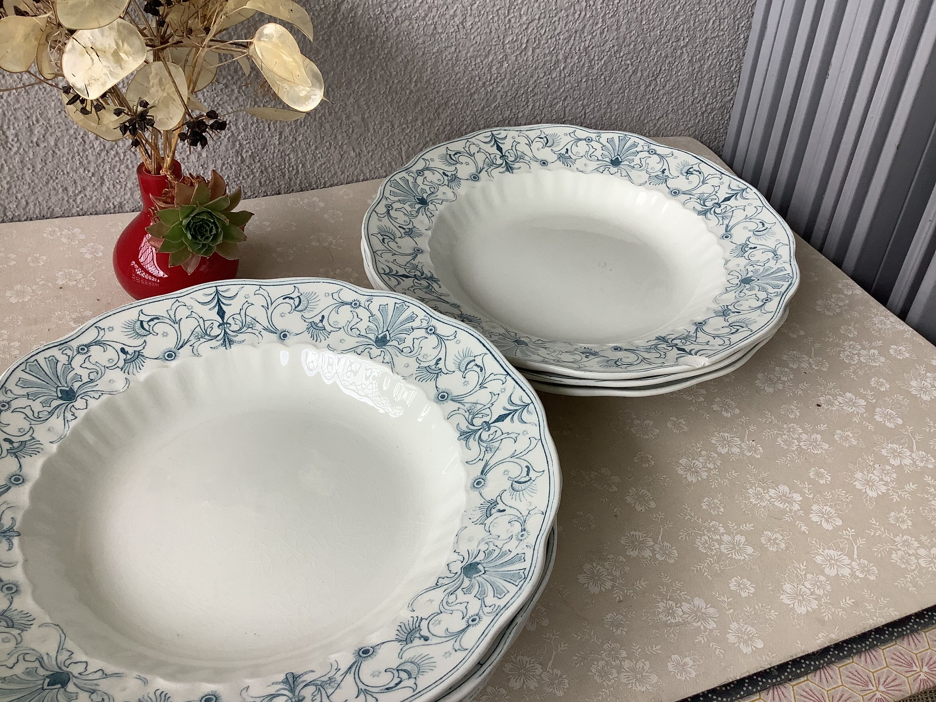 Ridgways 19th century English ironstone plates