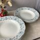 Assiettes terre de fer anglaises Ridgways XIX ème