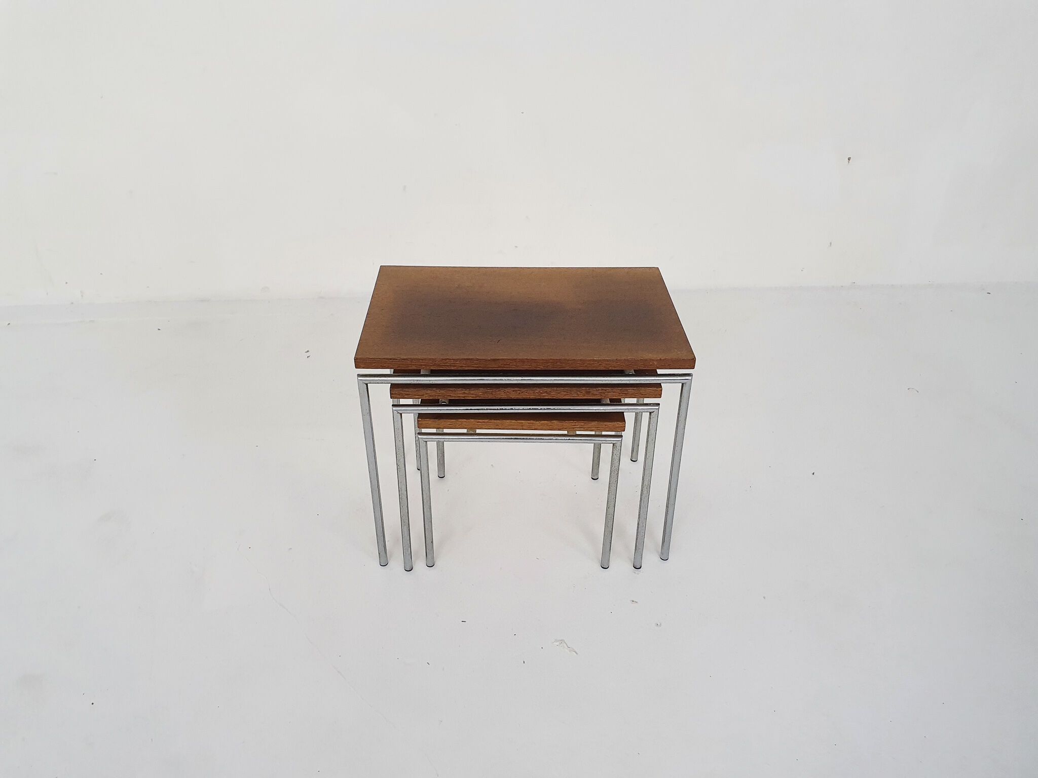 Mid-century nesting tables, The Netherlands 1950's