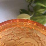 “Biches” crystal vase by Lalique – Amber