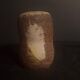 Brutalist vase in red stoneware