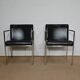Paire de fauteuils square, simili cuir – 1970
