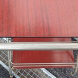 Dessert / bar in formica and steel 60s-70s