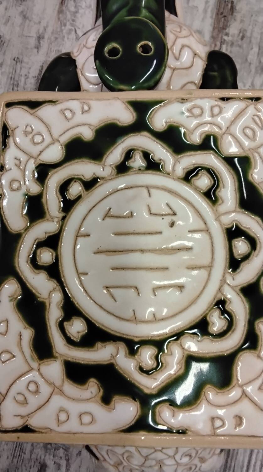 Vintage ceramic elephant plant pot