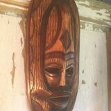 African wooden mask