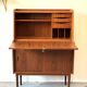 Secretary/desk, Denmark, 1960s/1970s, Mid-C Modern style, vintage