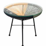 Scoubidou designer coffee table