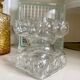 Vase bougeoir Tamara Aladin verre Riihimaki Finlande années 60 70