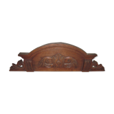 Old pediment in chene