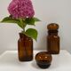 Duo of vintage pots apothecary style