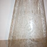 Water carafe in engraved decoration glass