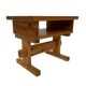 Vintage bedside table side table pinewood 70's design