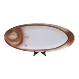 Fish dish Moulin des Loups faience Orchies