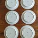 6 artichoke plates in Pillivuyt porcelain